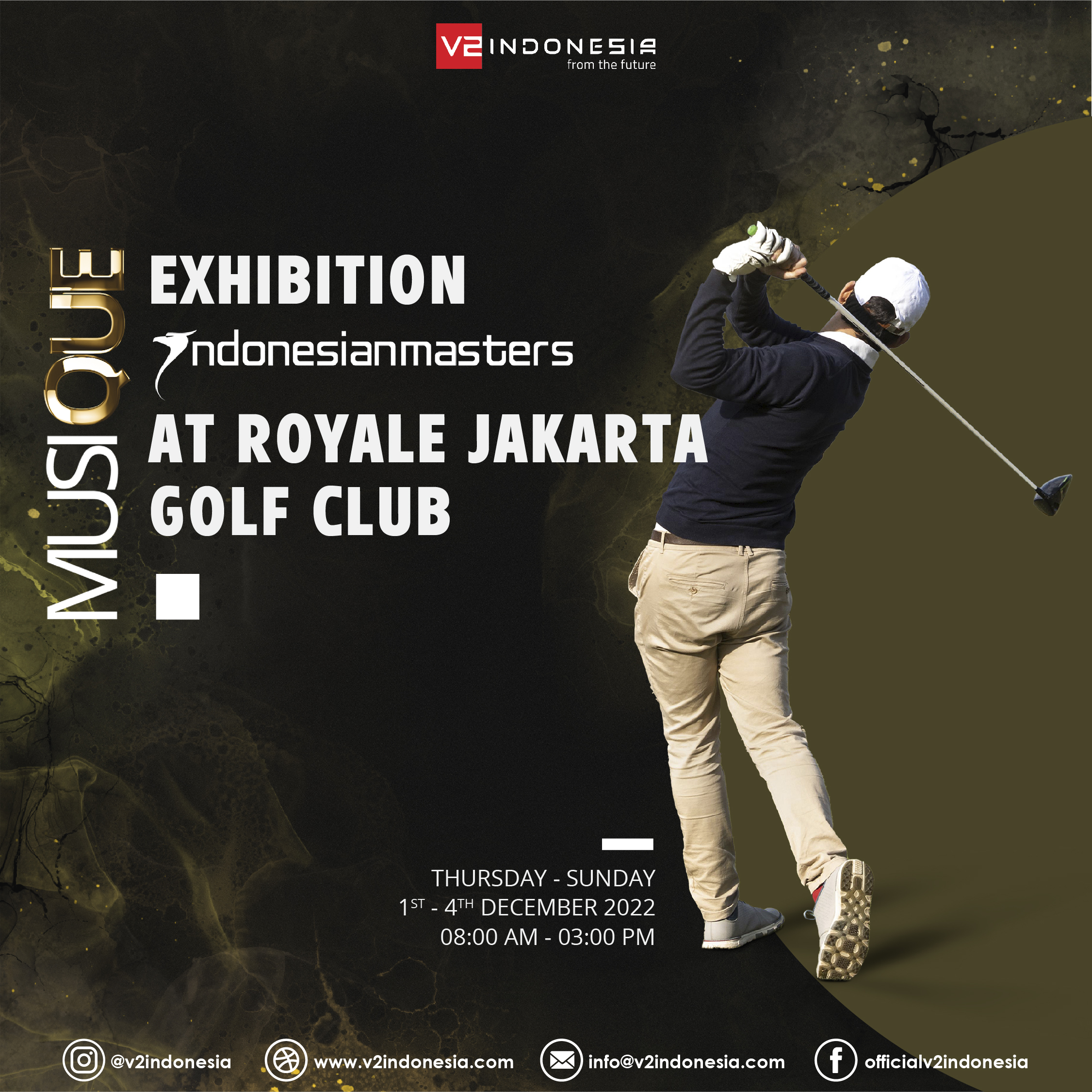 Musique Exhibiton at Event Indonesian Masters Royale Jakarta Golf Club