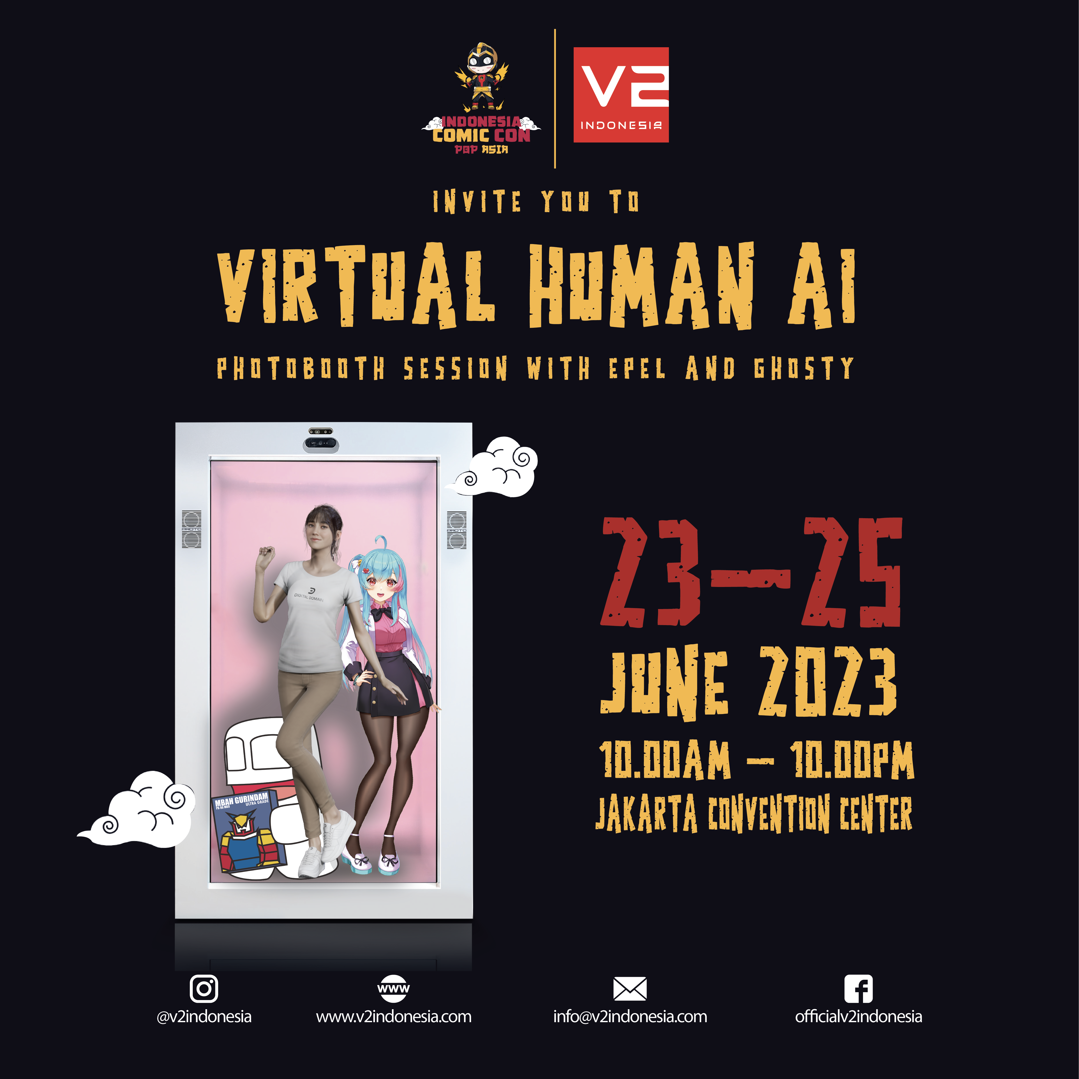 V2 Indonesia X Indonesia Comic Con