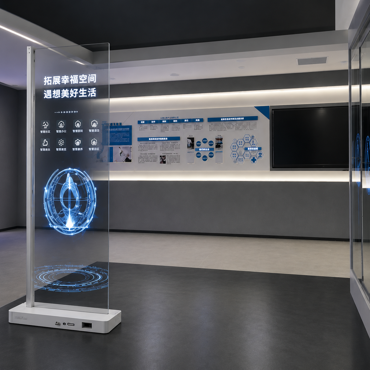 Landscape Touch OLED KIOSK