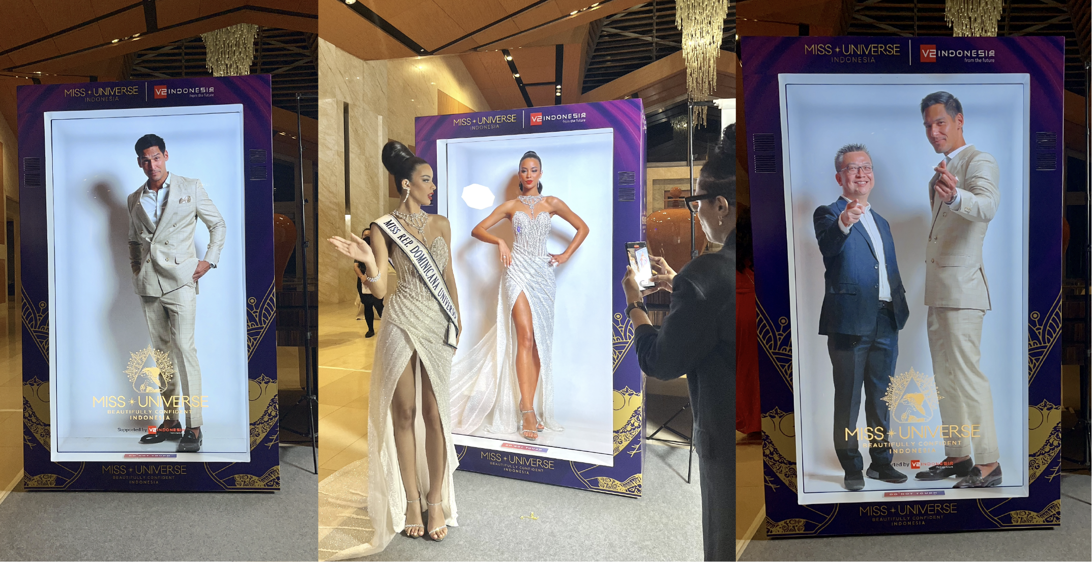 Proto Hologram at Miss Universe Indonesia Event