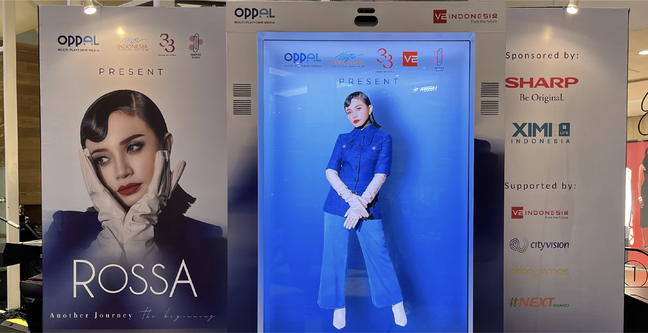 Proto Hologram at Launching Party Rossa