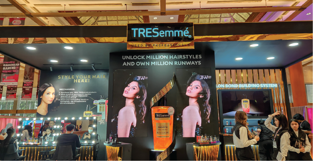 TRESemme Booth at Jakarta X Beauty 2024 Female Daily